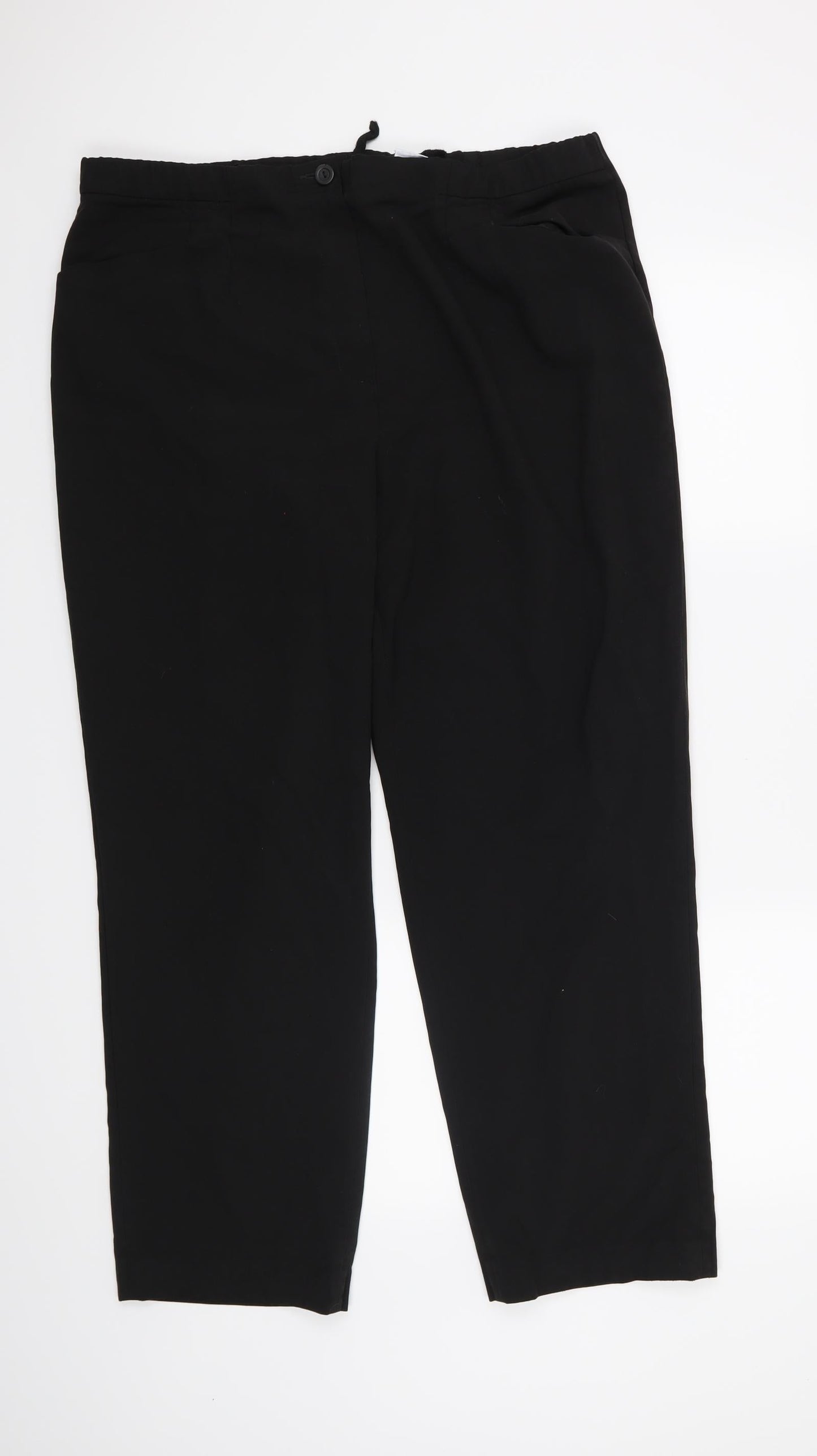 Come On Womens Black   Trousers  Size 20 L27 in