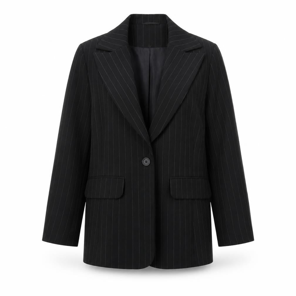 Atmosphere Womens Black   Overcoat Coat Size 12