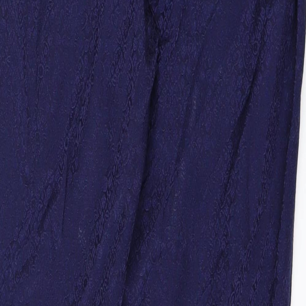 George Womens Purple   Trousers  Size 8 L26 in