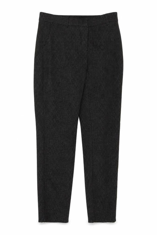 NEXT Womens Black Polka Dot  Trousers  Size 8 L26 in