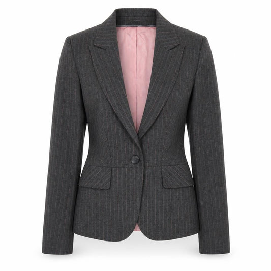 Warehouse Womens Grey   Overcoat Coat Size 8
