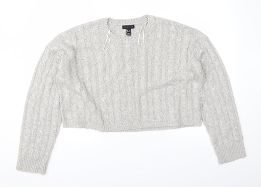 New Look Womens Grey   Pullover Jumper Size L