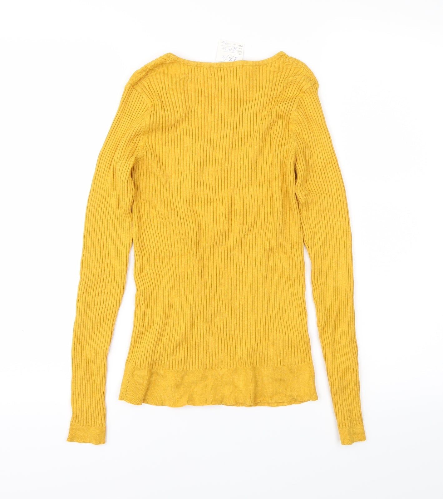 George Womens Yellow   Basic T-Shirt Size 10