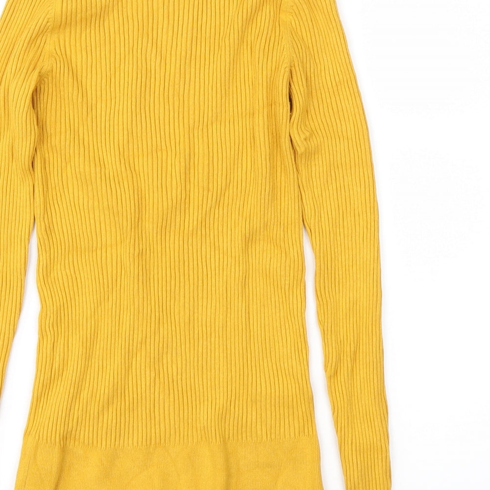 George Womens Yellow   Basic T-Shirt Size 10