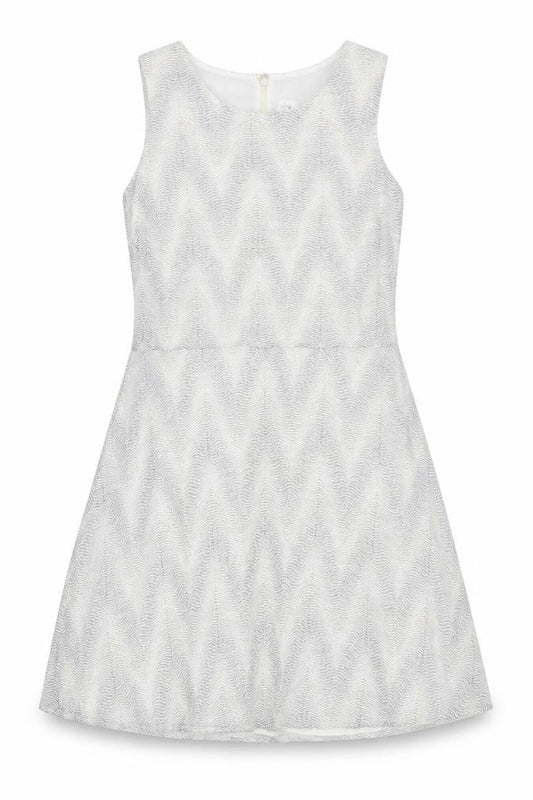 Gap Womens Blue Polka Dot  Skater Dress  Size L