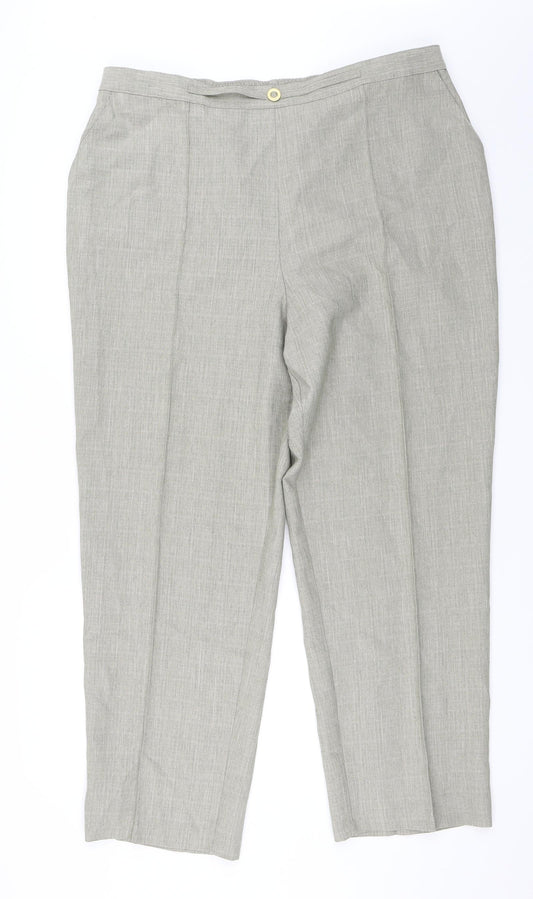 Marks and Spencer Womens Green   Trousers  Size 20 L29 in