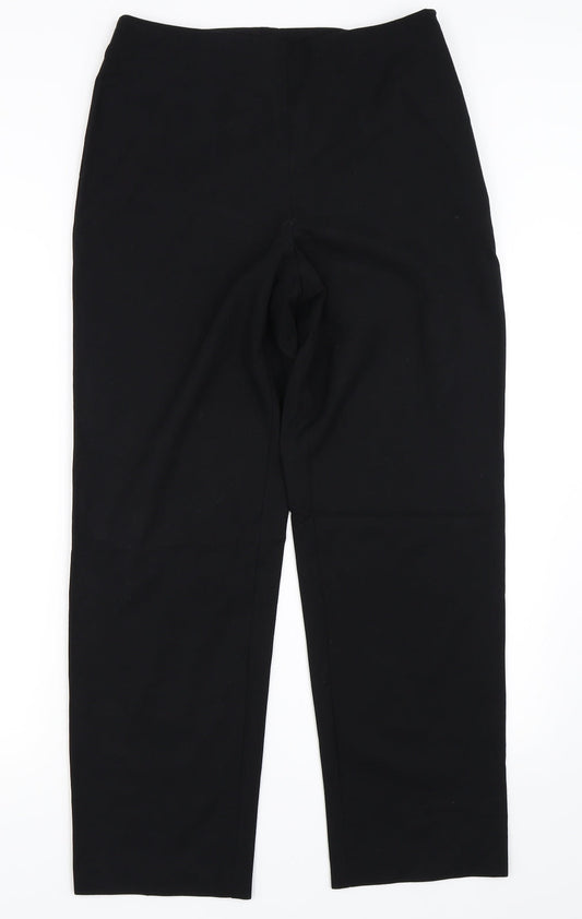 Marks and Spencer Womens Black   Trousers  Size 12 L28 in