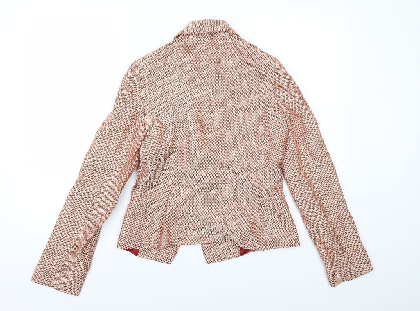 Zara Woman Womens Multicoloured Check  Jacket Blazer Size 8