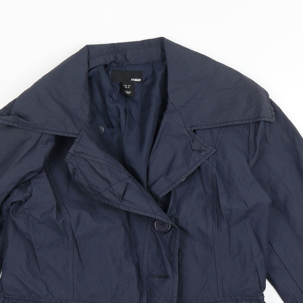 H&M Womens Blue   Jacket  Size 8