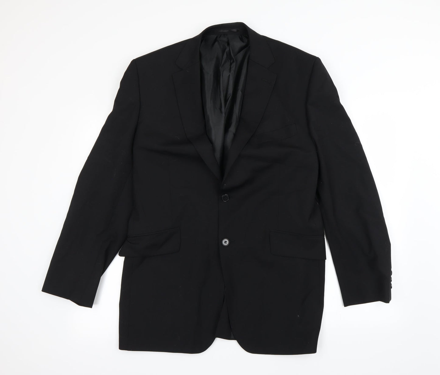 Preworn Mens Black   3 Piece Blazer Size L