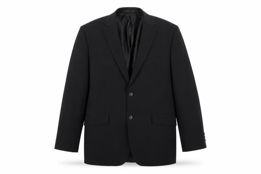 Preworn Mens Black   3 Piece Blazer Size L