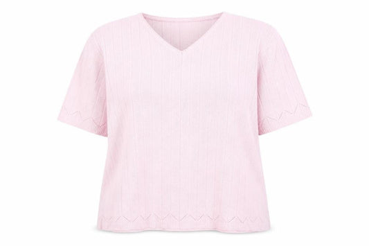 Preworn Womens Pink   Basic T-Shirt Size 14