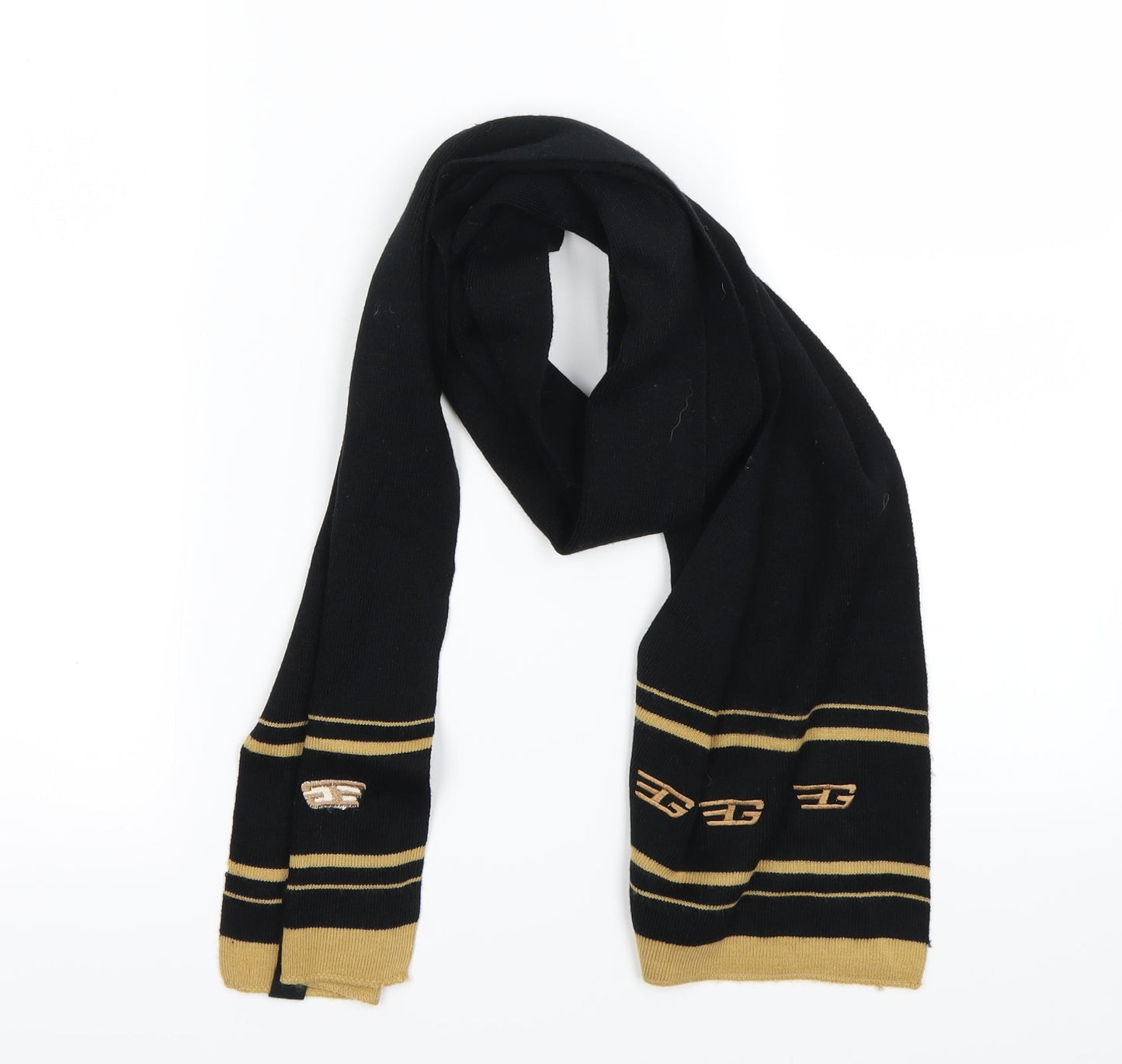 Preworn Mens Black   Scarf  One Size