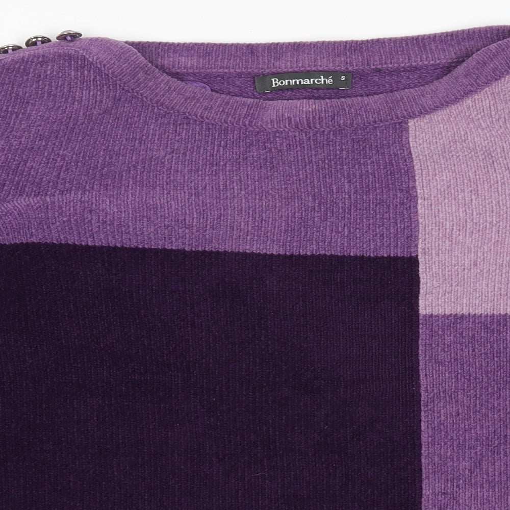 Le Bon Marché Womens Purple   Pullover Jumper Size S