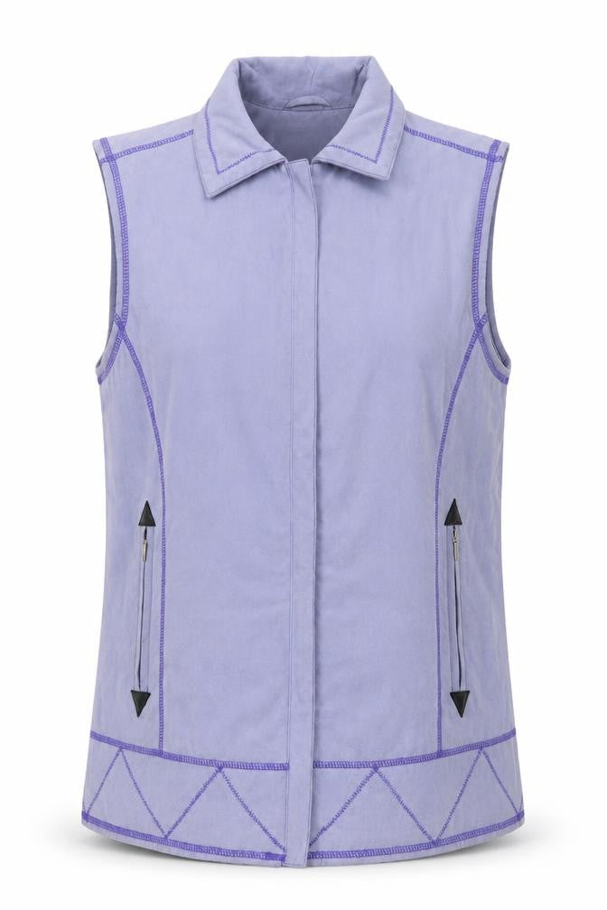 Casual & Co Womens Purple   Jacket Waistcoat Size XS