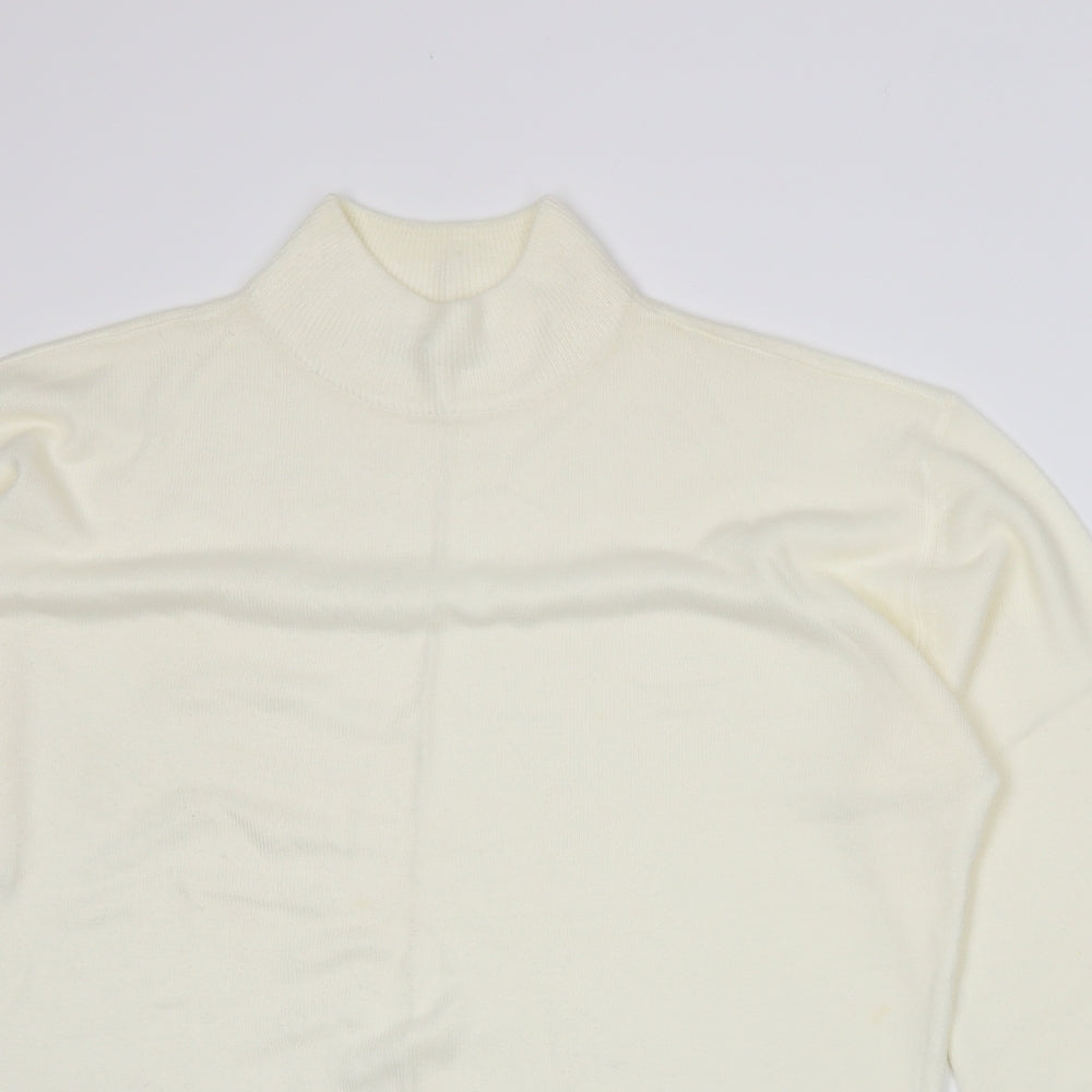 Damart Womens Ivory  Knit Pullover Jumper Size 16