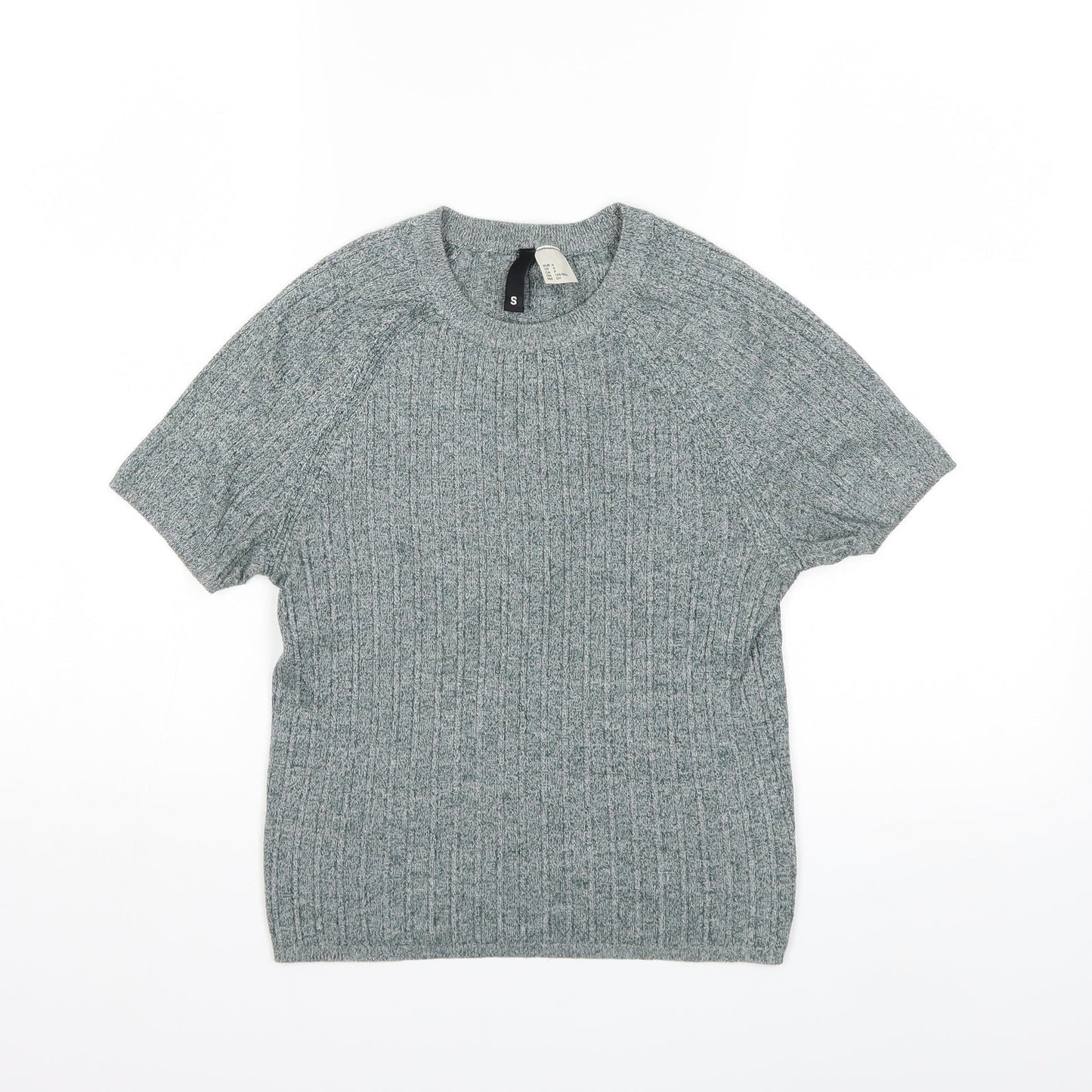 H&M Womens Grey  Knit Pullover Jumper Size S