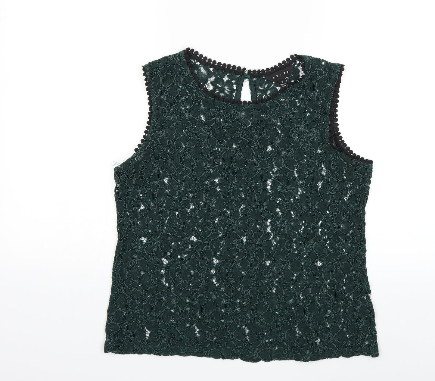 Adiva Womens Green   Basic Blouse Size S