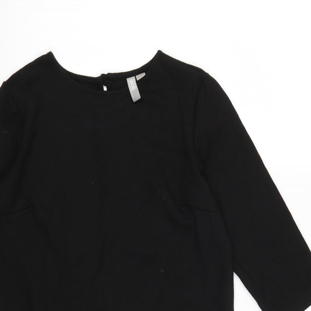 ASOS Womens Black   T-Shirt Dress  Size 6