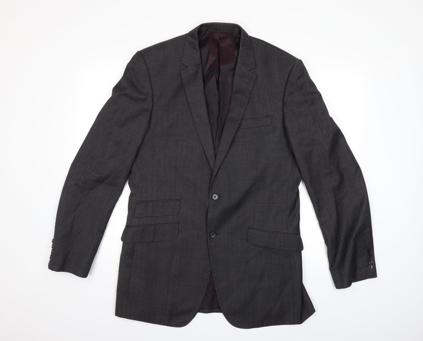 Marks and Spencer Mens Grey   Jacket Suit Jacket Size 40