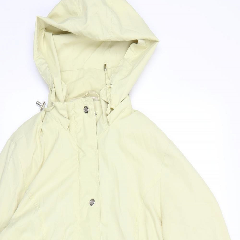 rowlands Womens Yellow   Rain Coat Coat Size 12
