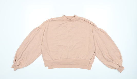 Monki Womens Pink   Pullover Sweatshirt Size XS