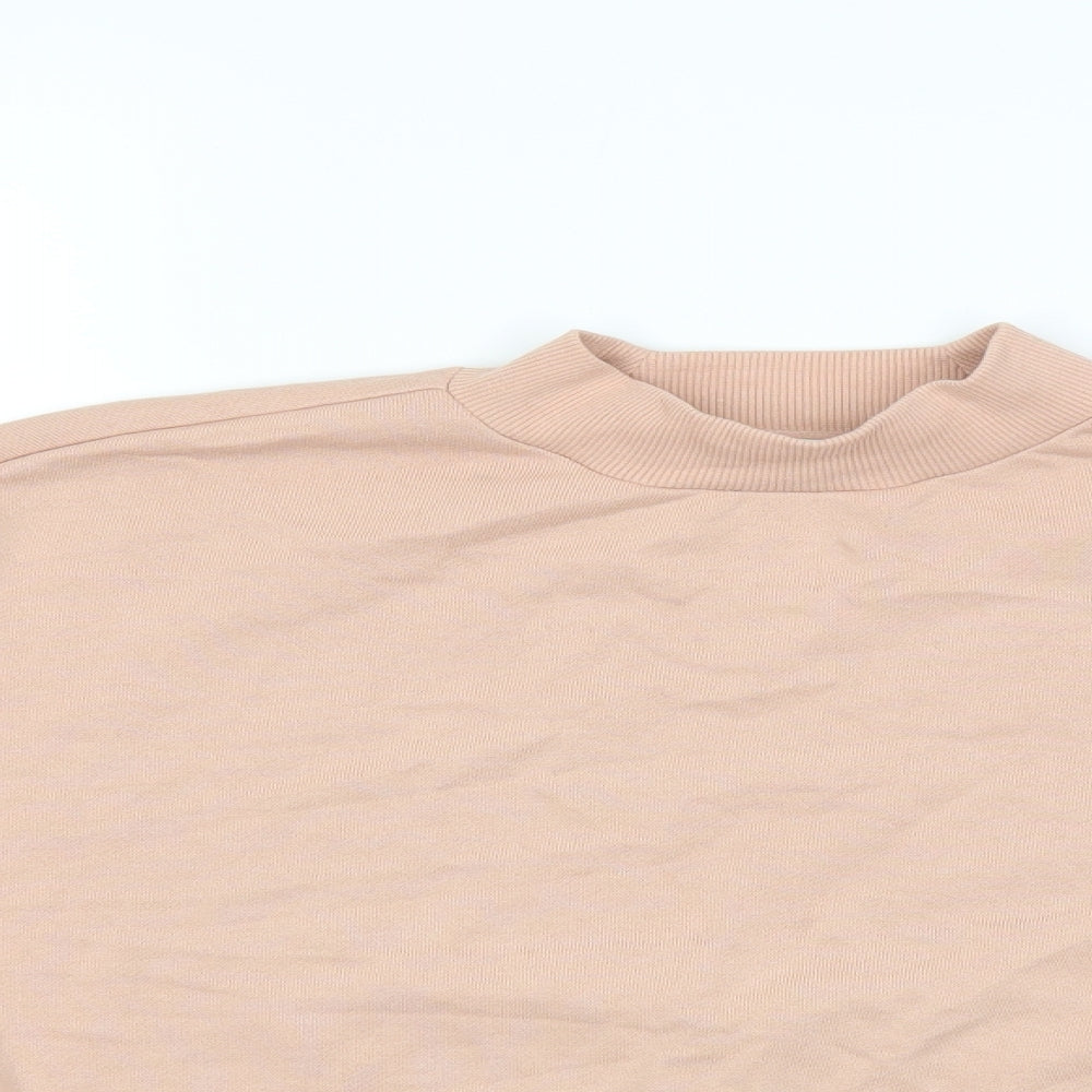Monki Womens Pink   Pullover Sweatshirt Size XS