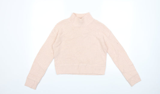 New Look Womens Pink  Knit Pullover Jumper Size 12