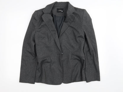 Papaya Womens Grey   Jacket Blazer Size 12