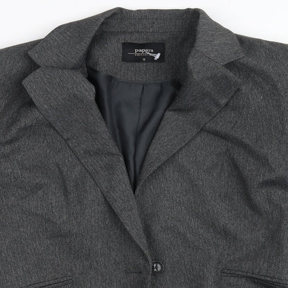Papaya Womens Grey   Jacket Blazer Size 12