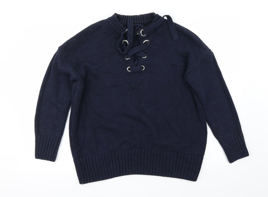 Papaya Womens Blue   Pullover Jumper Size L