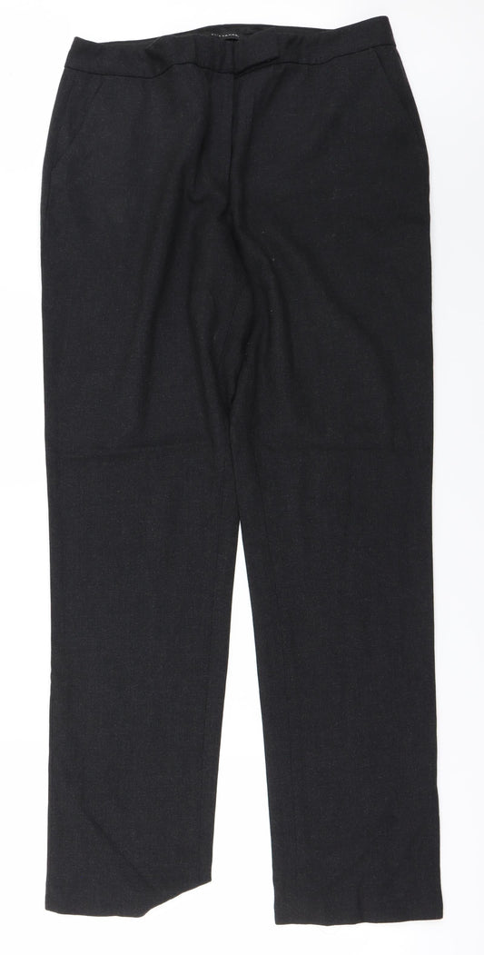 Elie Tahari Womens Grey    Trousers Size 12 L28 in