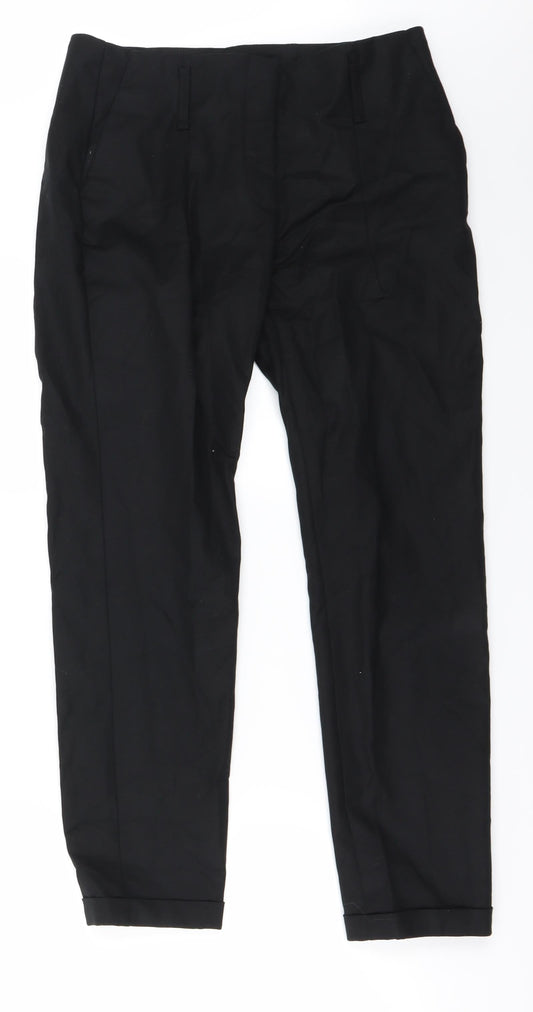 Zara Womens Black   Trousers  Size 28 in L25 in
