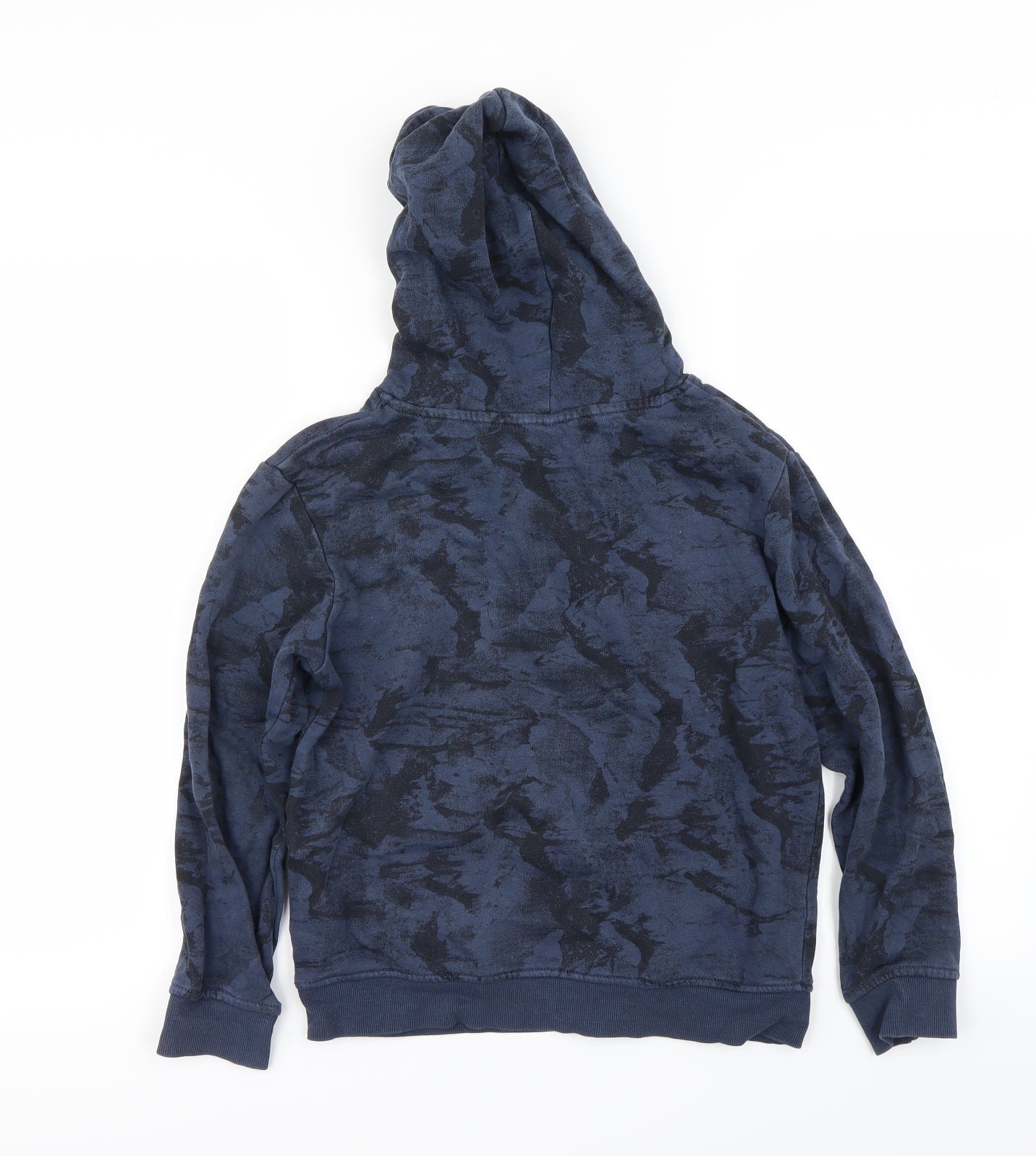 H&M Boys Blue Camouflage  Pullover Jumper Size 9-10 Years