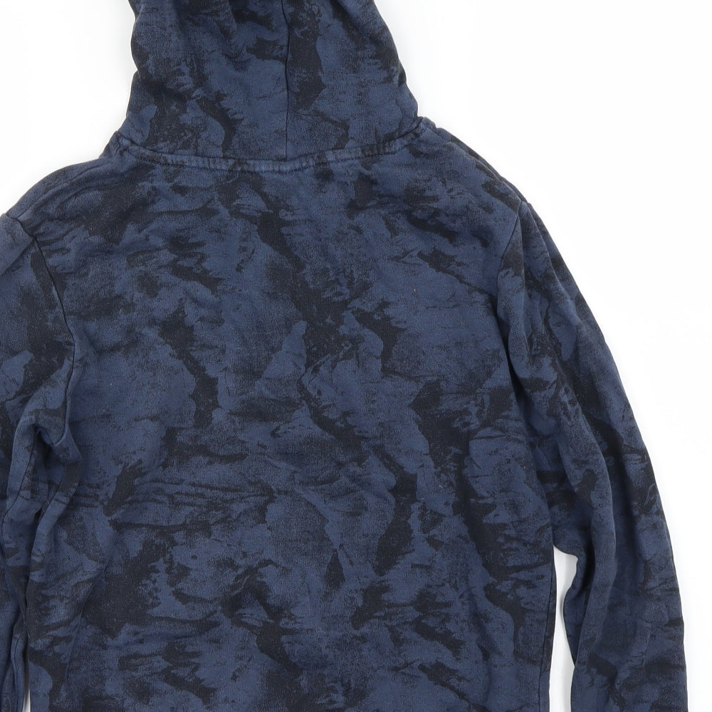 H&M Boys Blue Camouflage  Pullover Jumper Size 9-10 Years
