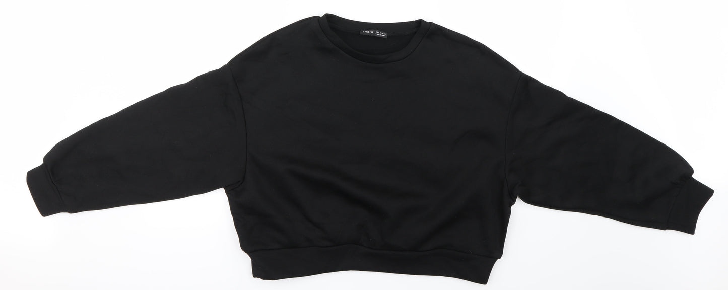SheIn Womens Black   Pullover Jumper Size 8