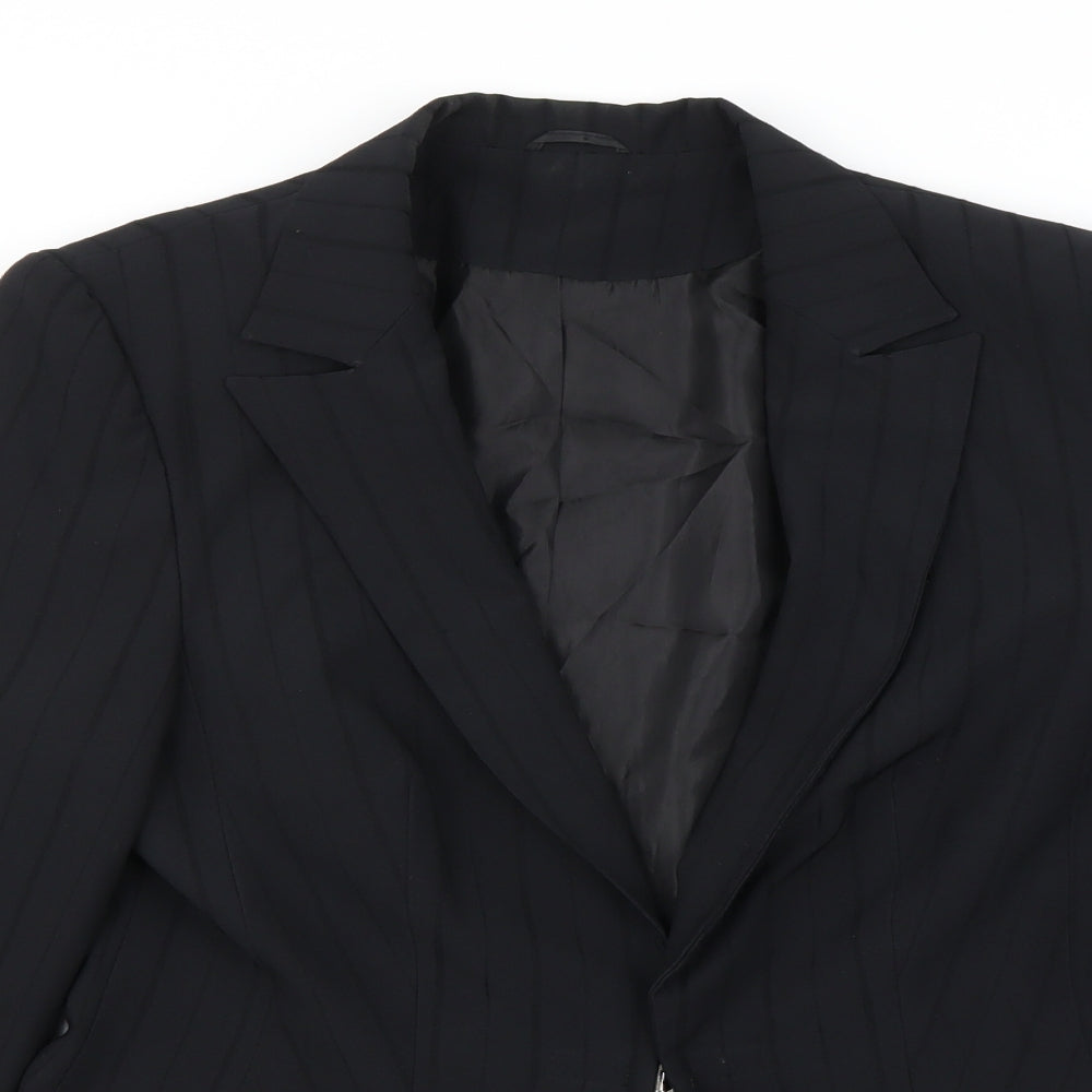 BAY Womens Black   Jacket Blazer Size 12