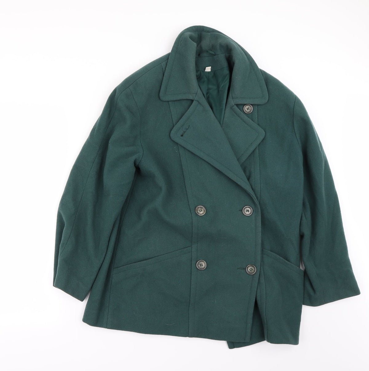 Preworn Womens Green   Jacket Coat Size 14