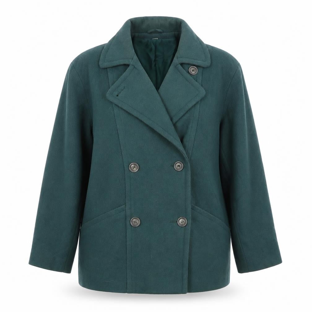 Preworn Womens Green   Jacket Coat Size 14