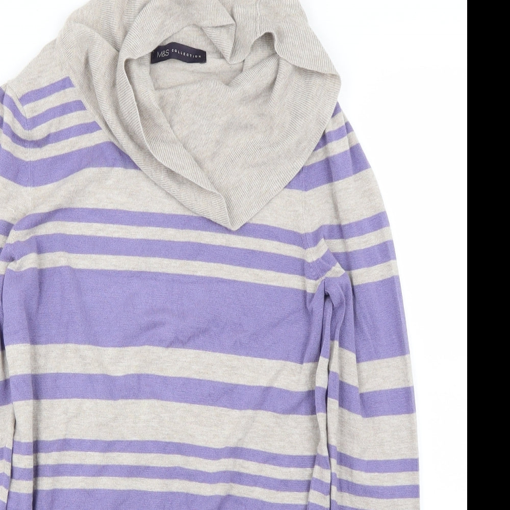 Marks and Spencer Womens Beige   Pullover Jumper Size 12