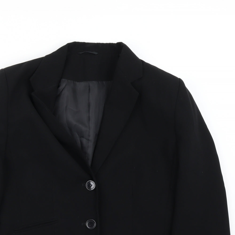 Preworn Womens Black   Jacket Blazer Size 12