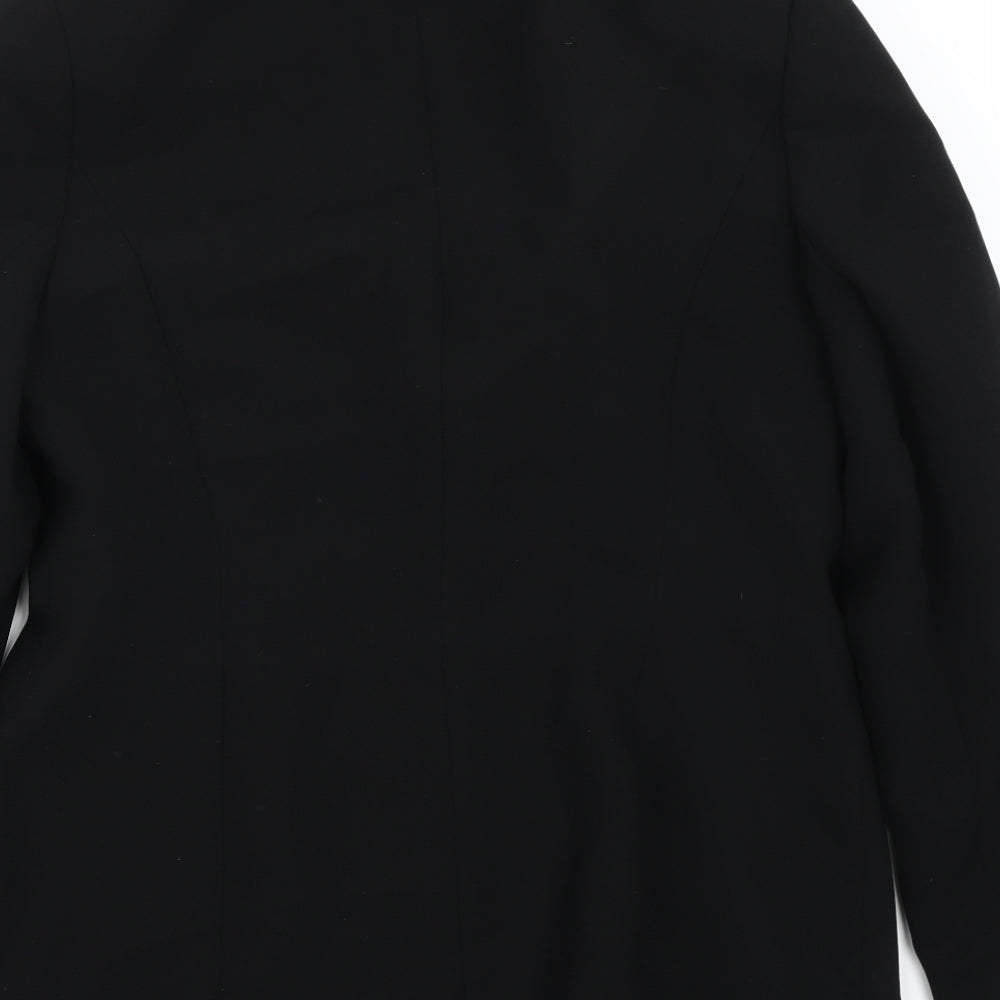 Preworn Womens Black   Jacket Blazer Size 12