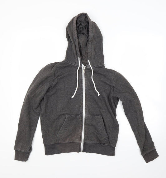 Divided Boys Grey   Full Zip Hoodie Size S