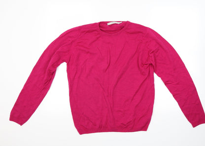 Additional front view of wem women’s red jumper, size M