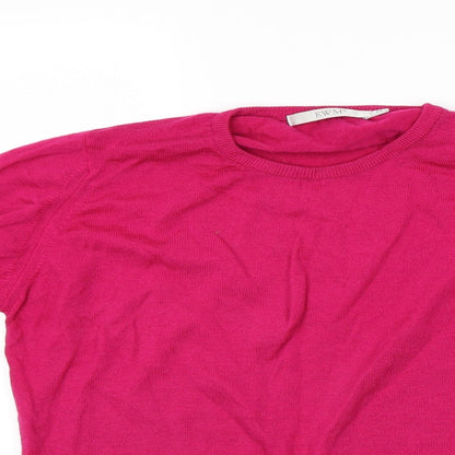 Close-up detail of wem women’s red jumper, size M
