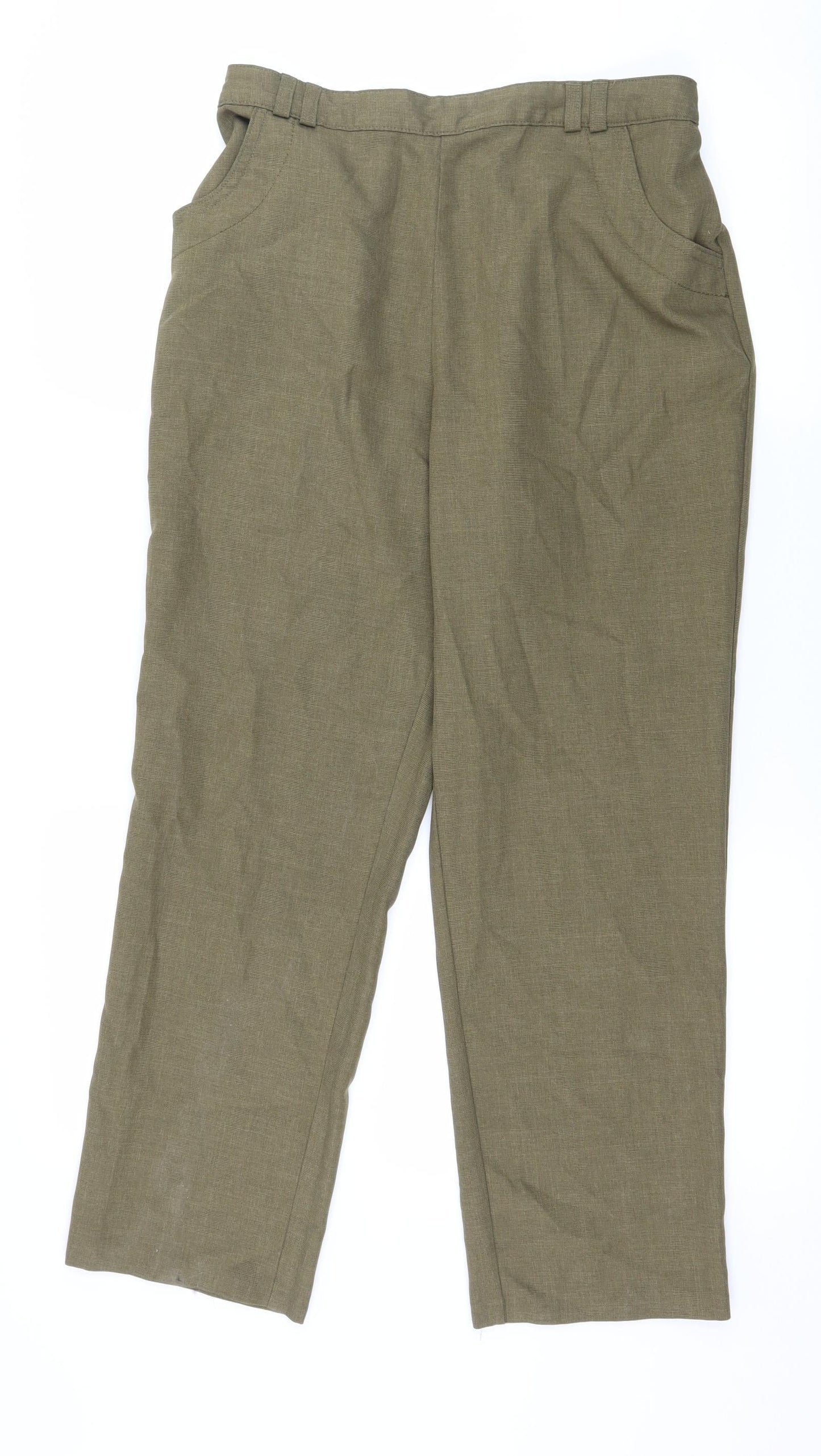 Preworn Womens Green   Trousers  Size 30 in L27 in