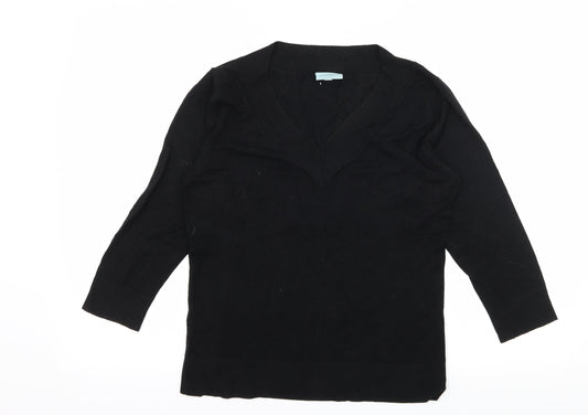 Atmosphere Womens Black  Knit Pullover Jumper Size 12
