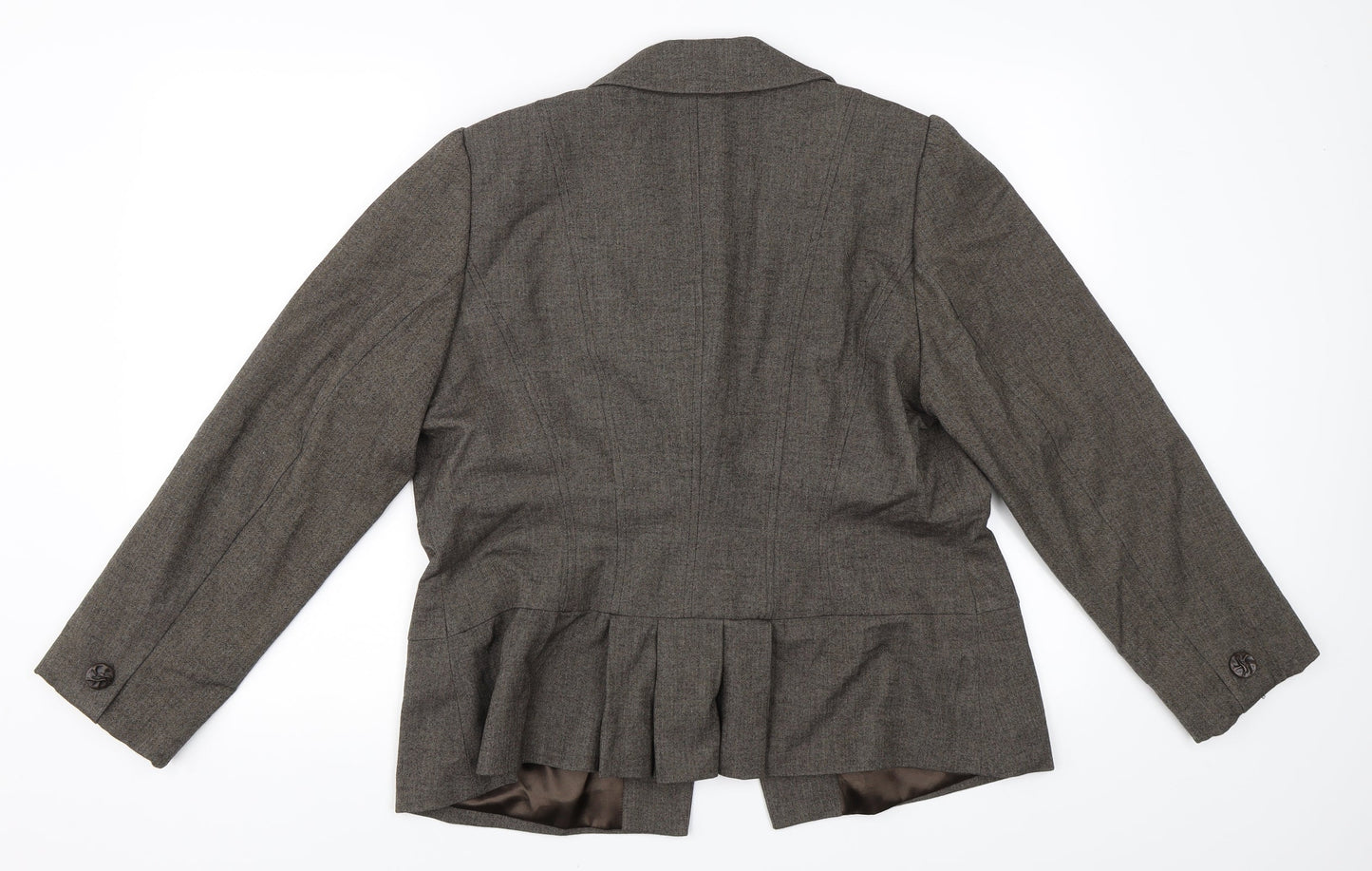 Per Una Womens Brown   Jacket Blazer Size 10