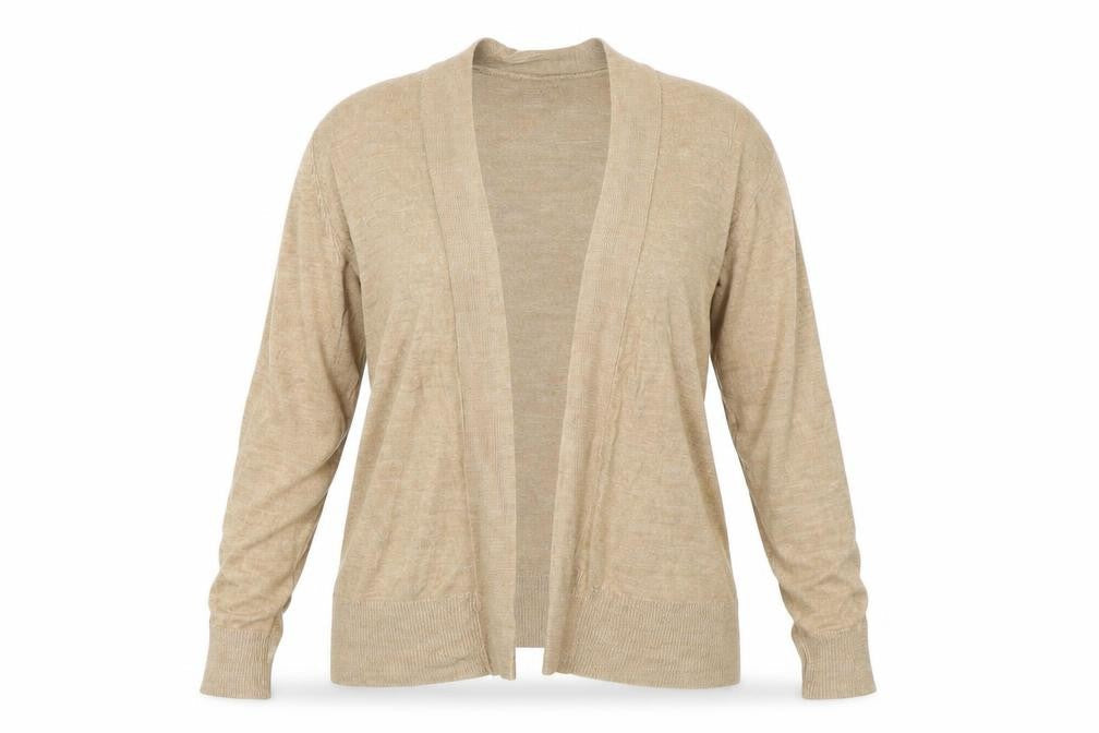 Marks & Spencer Womens Beige   Cardigan Jumper Size M