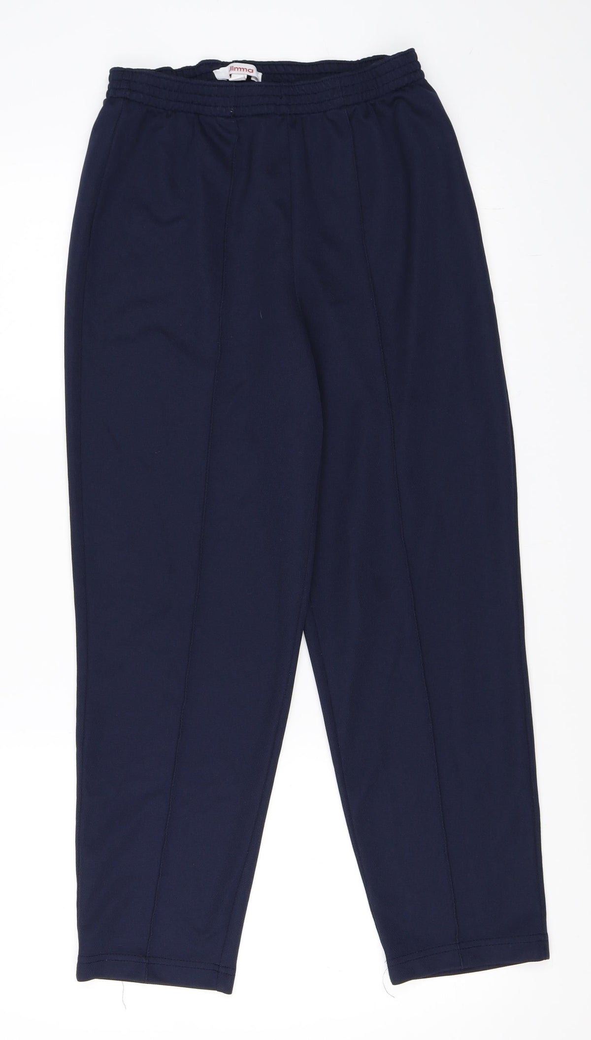 Slimma Womens Blue   Trousers  Size 10 L24 in